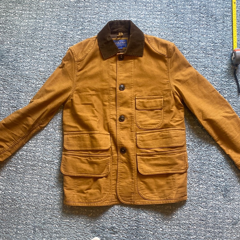 Pendleton Chore Barn Coat - Tan. Super soft. Size S Small
